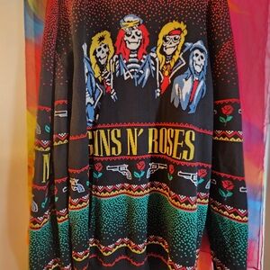 Guns N' Roses Ugly Christmas Holiday Sweater